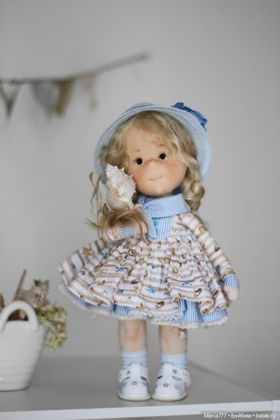Морская история ! Соня интерьерная текстильная кукла