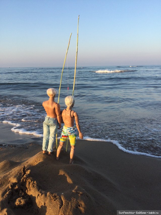 Последнее мероприятие в отпуске. Матвей Сергеевич и ПинкЛау на рыбалке в Турции