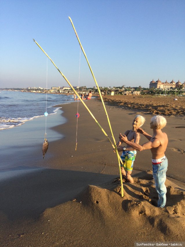 Последнее мероприятие в отпуске. Матвей Сергеевич и ПинкЛау на рыбалке в Турции