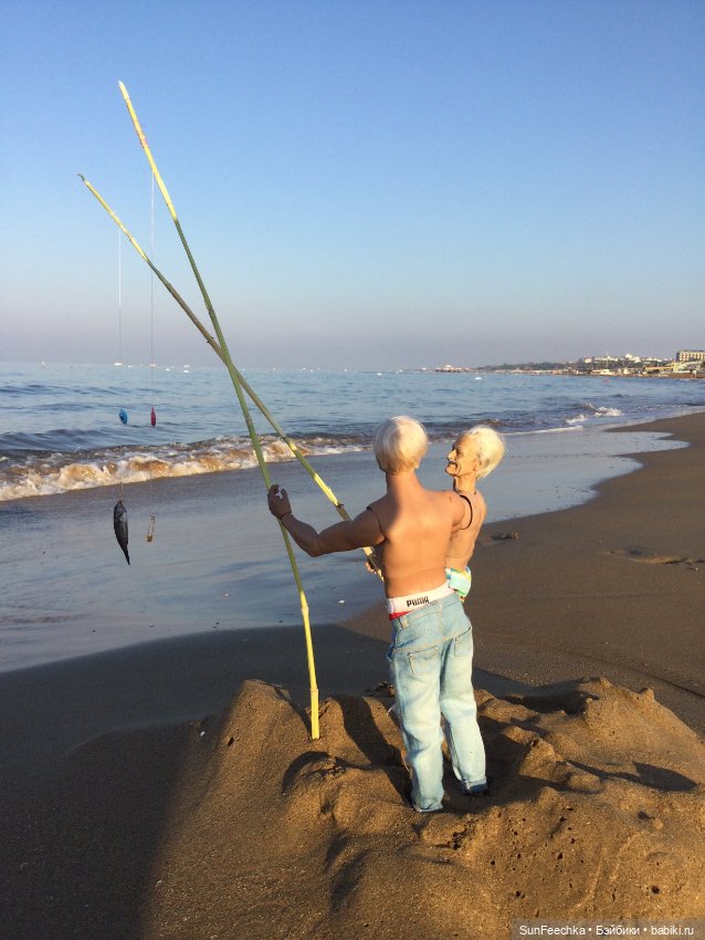 Последнее мероприятие в отпуске. Матвей Сергеевич и ПинкЛау на рыбалке в Турции (фото 7)