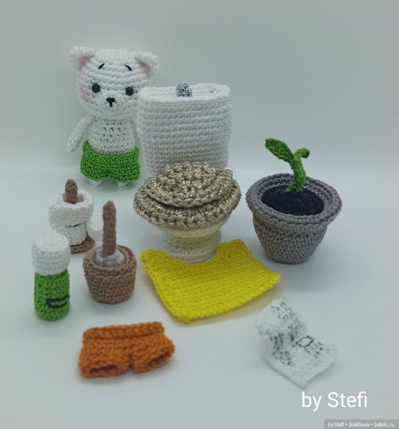 Покажу ещё один наборчик. Мишка и его трон