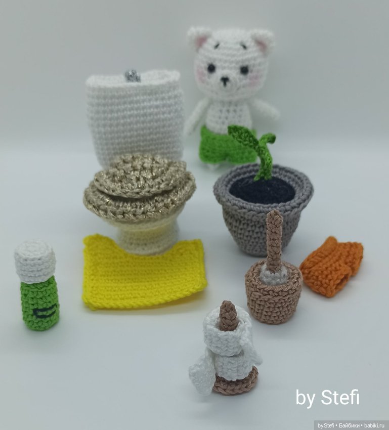 Покажу ещё один наборчик. Мишка и его трон