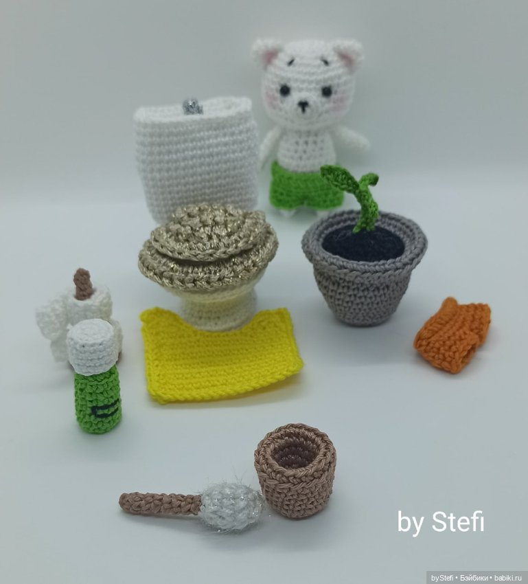 Покажу ещё один наборчик. Мишка и его трон