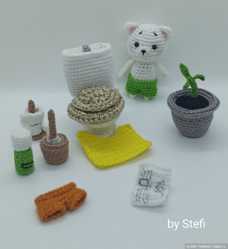 Покажу ещё один наборчик. Мишка и его трон