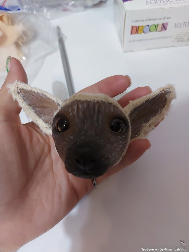 Китайская хохлатая — Лепка авторских игрушек и папье (фото 4)