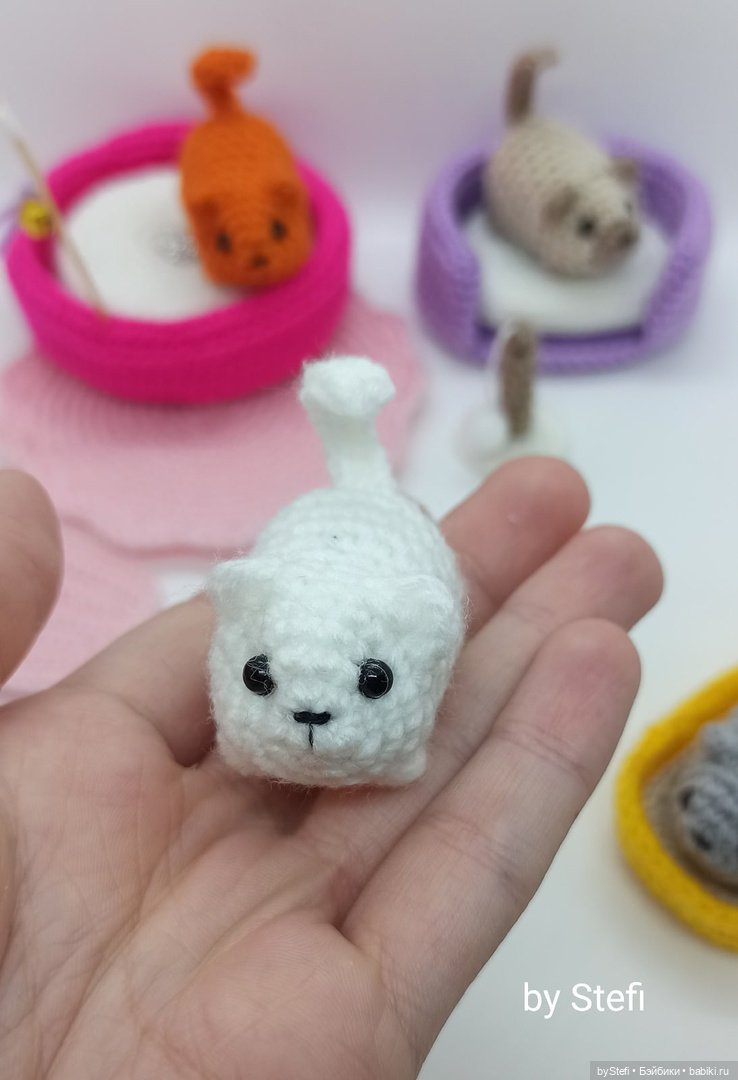 Готова показать новый набор. Котёнок с аксессуарами. Авторская работа (фото 9)