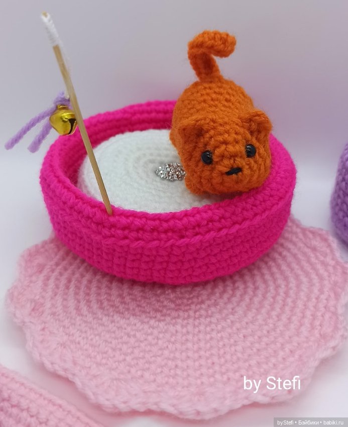 Готова показать новый набор. Котёнок с аксессуарами. Авторская работа (фото 10)