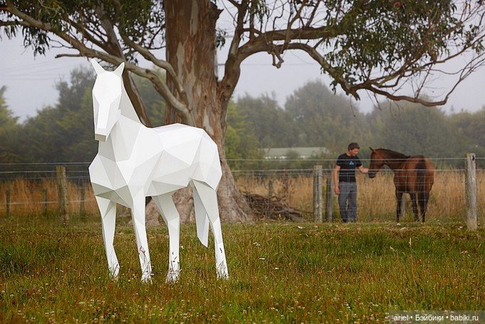 Геометричные скульптуры от Бена Фостер (Ben Foster)