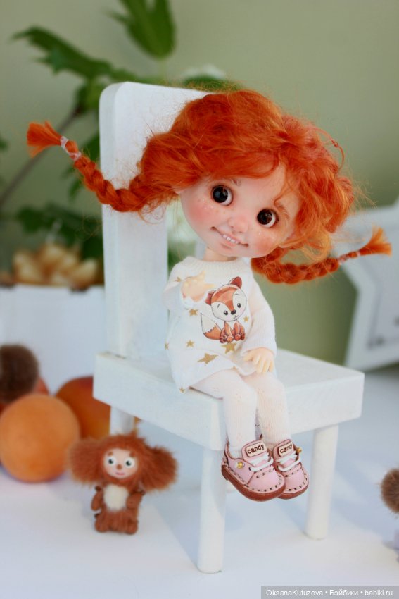 Моё рыжее солнышко ob11 — Авторские куклы ручной работы: текстильные