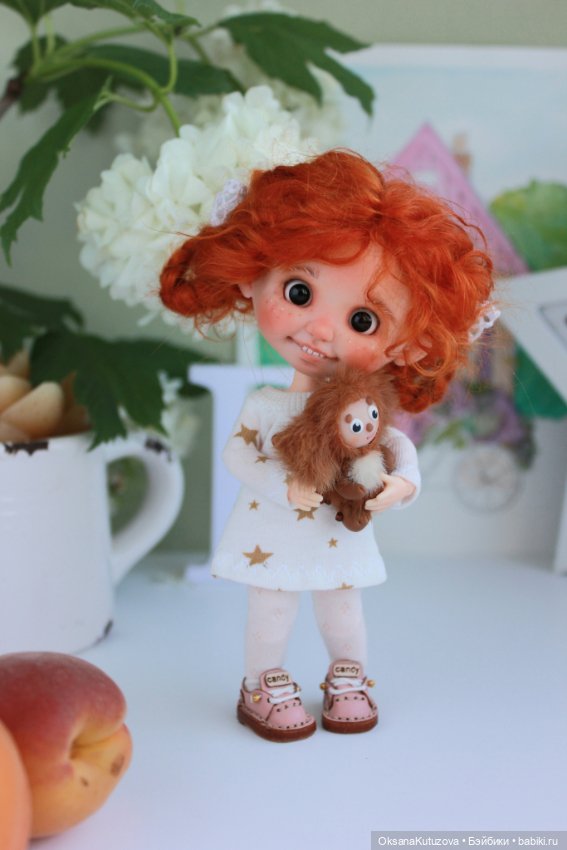 Моё рыжее солнышко ob11 — Авторские куклы ручной работы: текстильные (фото 5)