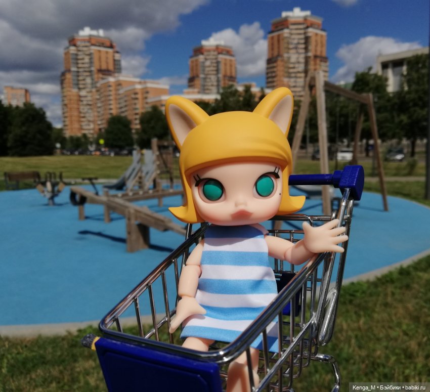 Молли на прогулке — Разные шарнирные куклы (не БЖД): редкие (фото 4)