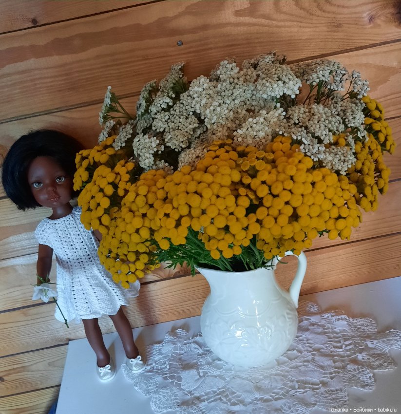 Просто белое платье и просто букет (фото 8)