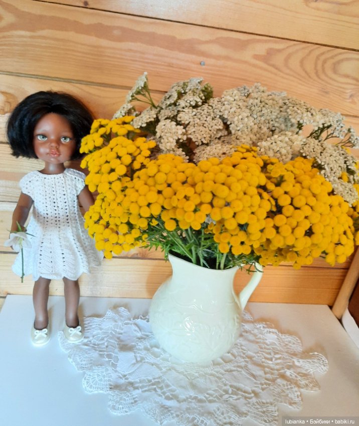 Просто белое платье и просто букет (фото 7)