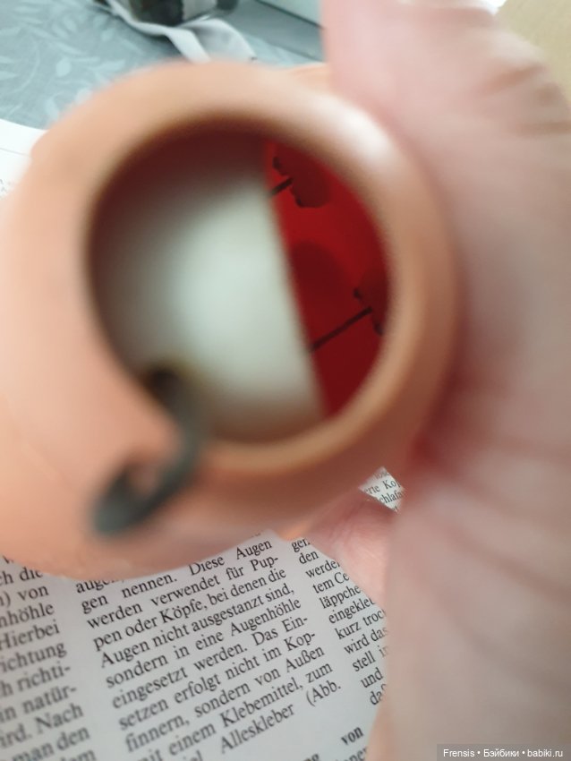 Ремонт глаз Käthe Kruse от Schildkröt и Das große Schildkröt-Buch (фото 6)