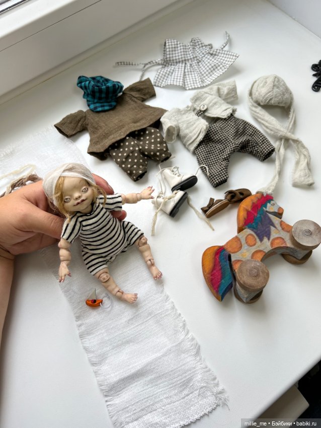 Кира дома — Необычные и смешные авторские куклы: гротеск