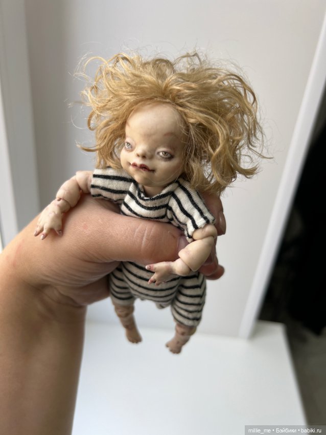 Кира дома — Необычные и смешные авторские куклы: гротеск