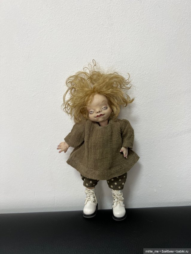 Кира дома — Необычные и смешные авторские куклы: гротеск (фото 4)