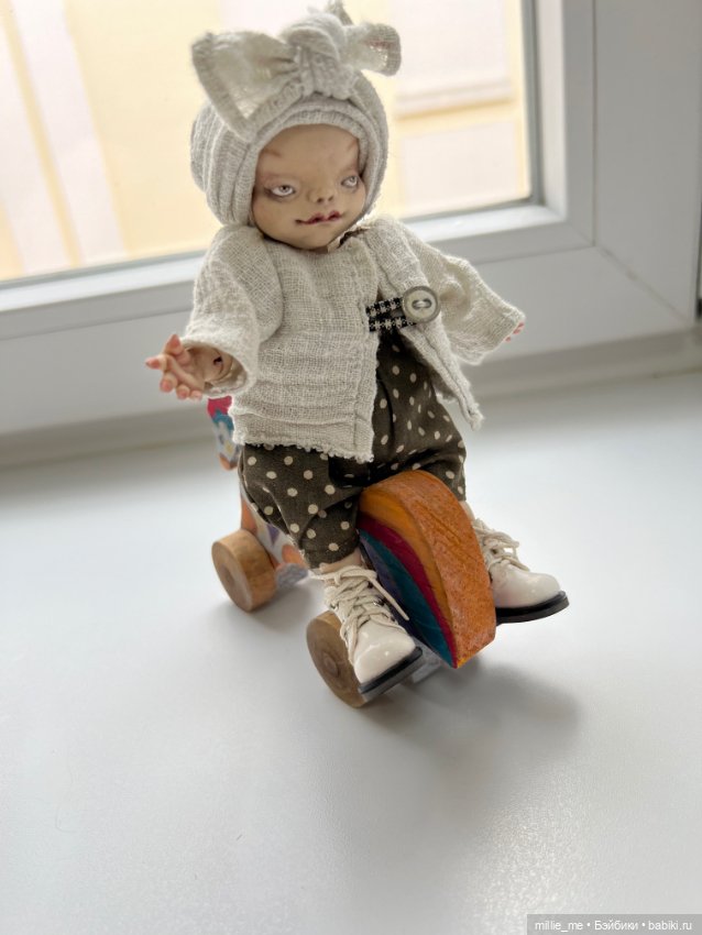 Кира дома — Необычные и смешные авторские куклы: гротеск (фото 8)