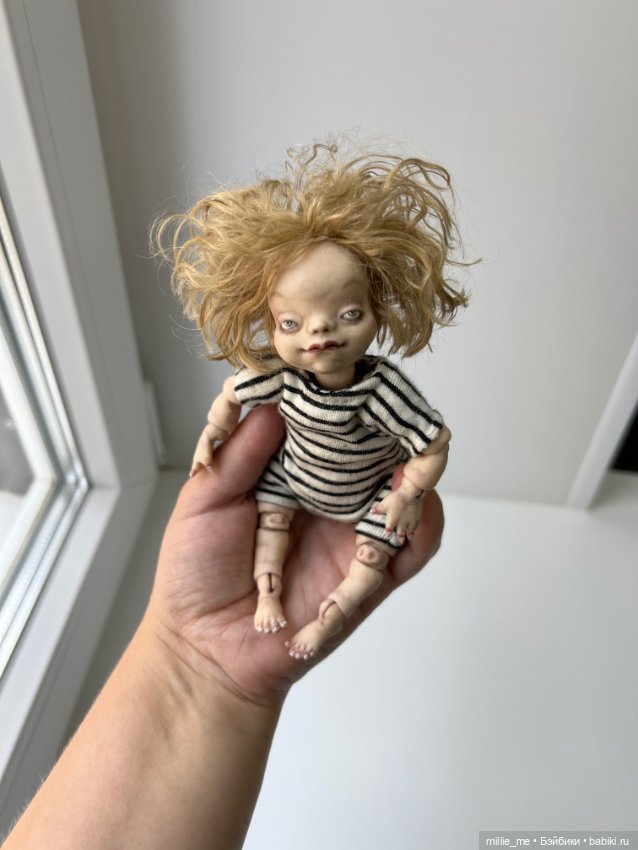 Кира дома — Необычные и смешные авторские куклы: гротеск