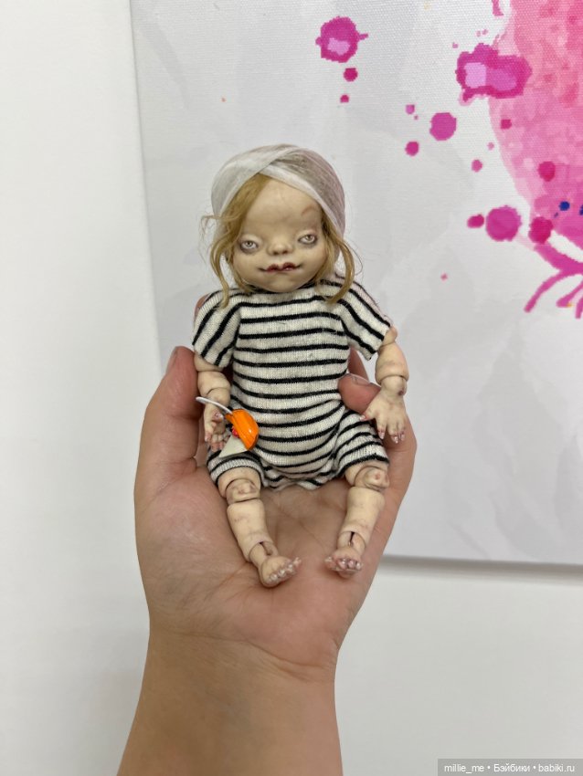 Кира дома — Необычные и смешные авторские куклы: гротеск