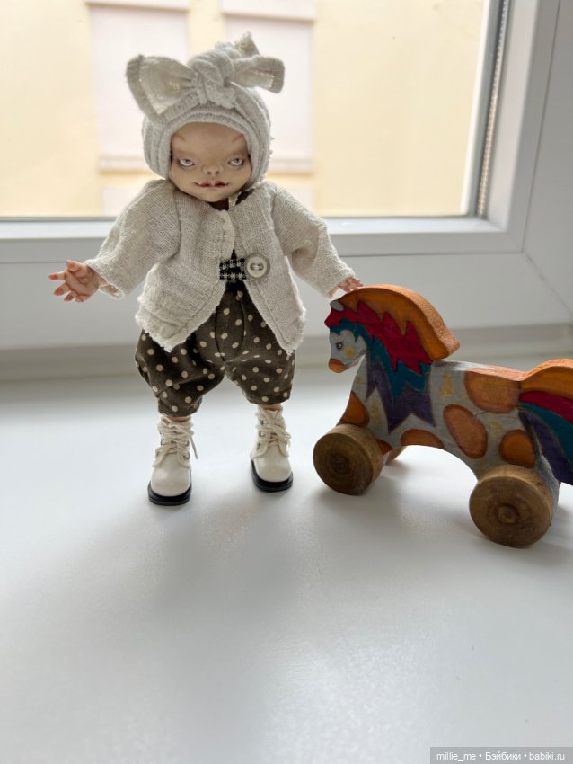 Кира дома — Необычные и смешные авторские куклы: гротеск (фото 7)