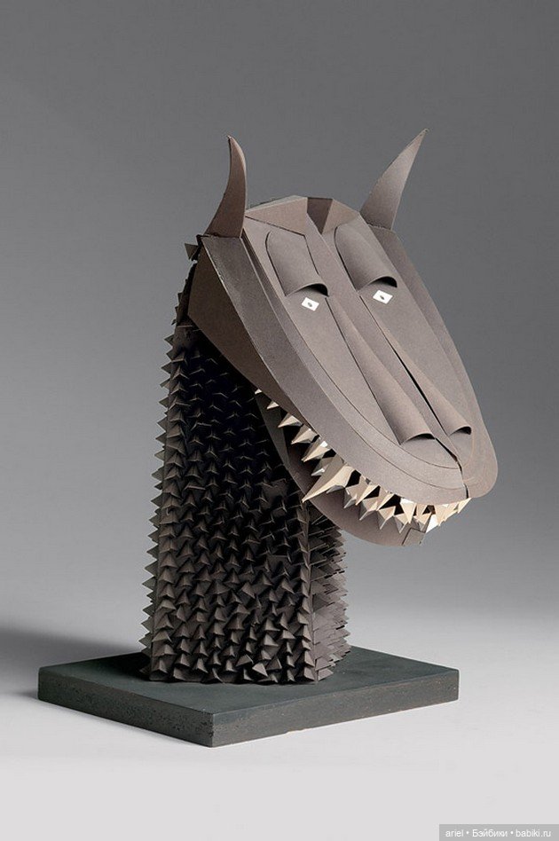 Cкульптуры из бумаги и картона от Ирвинг Харпер (Irving Harper) (фото 9)
