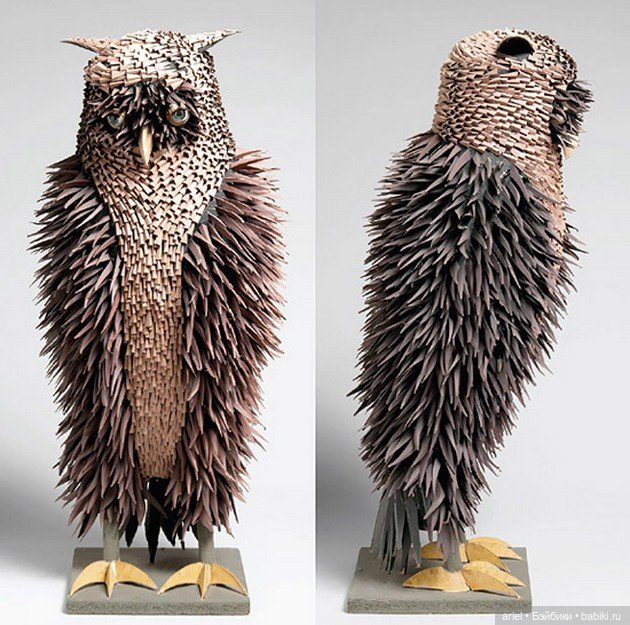 Cкульптуры из бумаги и картона от Ирвинг Харпер (Irving Harper) (фото 7)