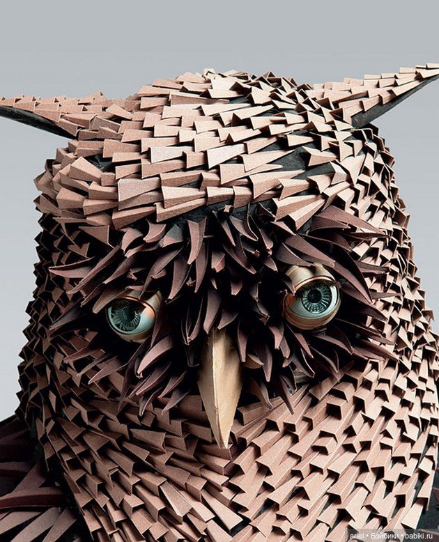 Cкульптуры из бумаги и картона от Ирвинг Харпер (Irving Harper) (фото 8)