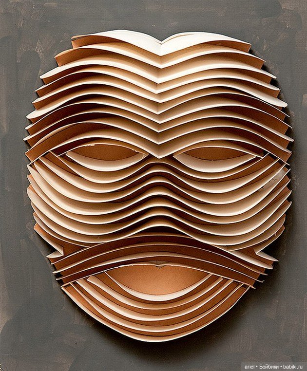 Cкульптуры из бумаги и картона от Ирвинг Харпер (Irving Harper) (фото 2)