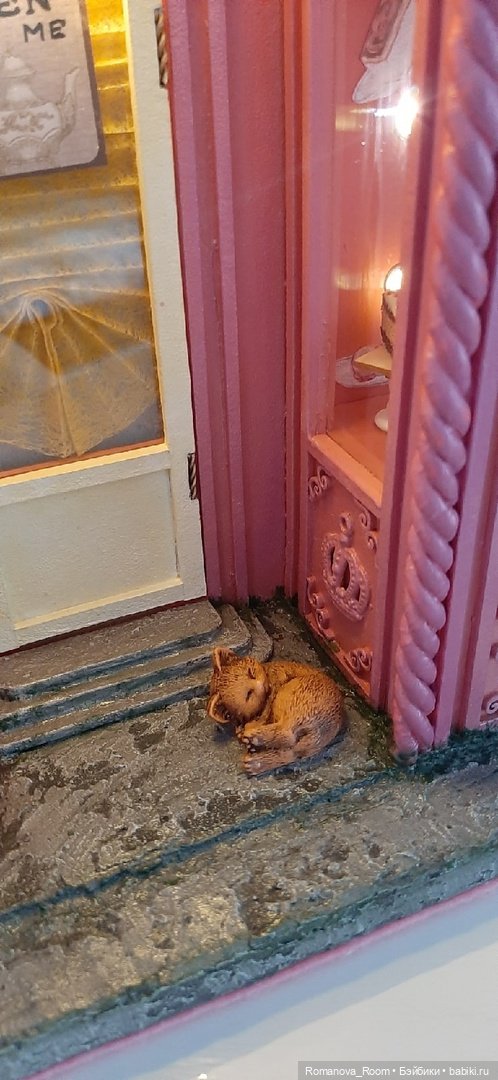 Шкатулка - ночник "Кафе Алиса"