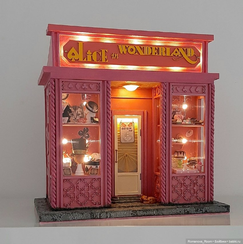 Шкатулка - ночник "Кафе Алиса"