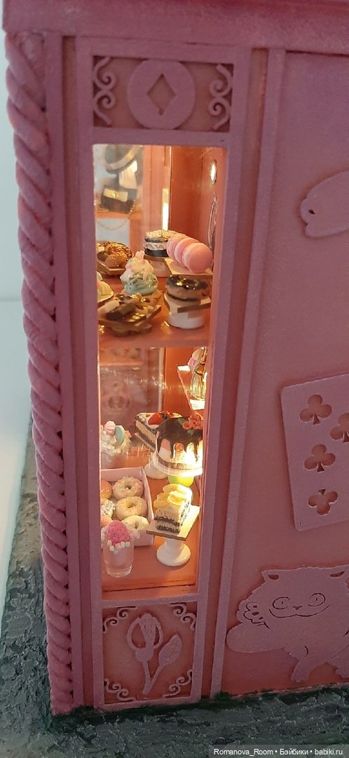 Шкатулка - ночник "Кафе Алиса"