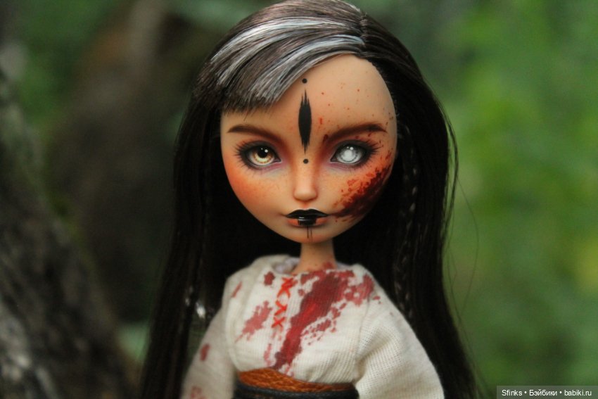 После боя — ООАК Monster High и Ever After High: репейнт (фото 9)