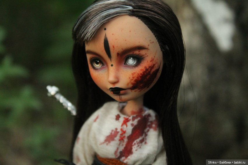 После боя — ООАК Monster High и Ever After High: репейнт (фото 5)