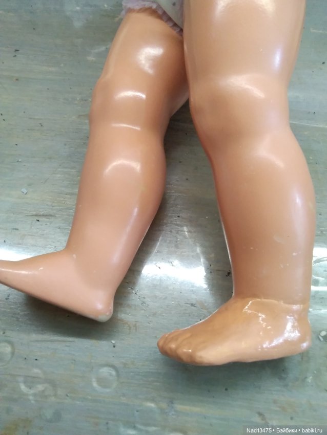 Реставрация ступни. Кукла фабрики Шильдкрет (фото 9)