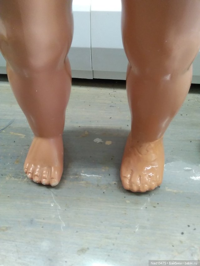 Реставрация ступни. Кукла фабрики Шильдкрет (фото 8)