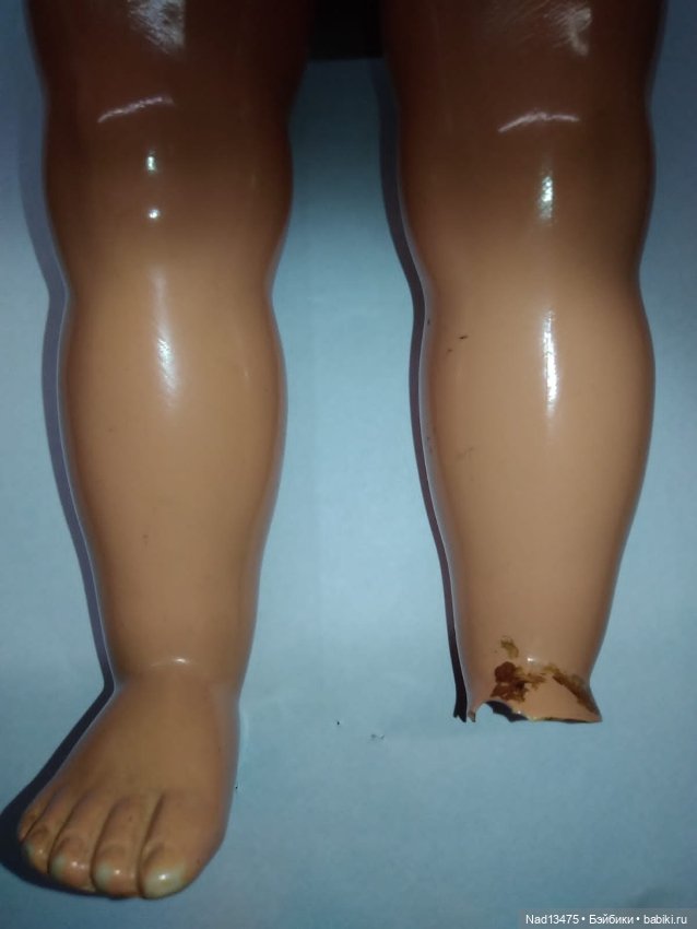 Реставрация ступни. Кукла фабрики Шильдкрет (фото 6)