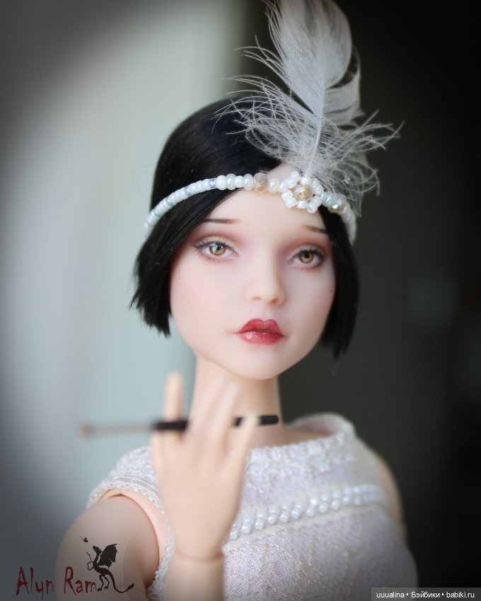 ООАК моего авторства Голова Андры Лукс на теле пышки