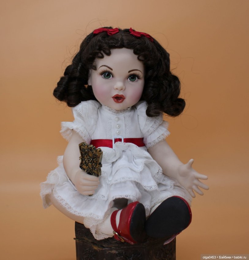 Фарфоровая малышка Scarlett O'Hara от Franklin Mint