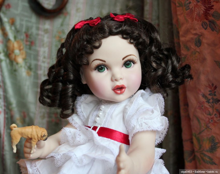 Фарфоровая малышка Scarlett O'Hara от Franklin Mint