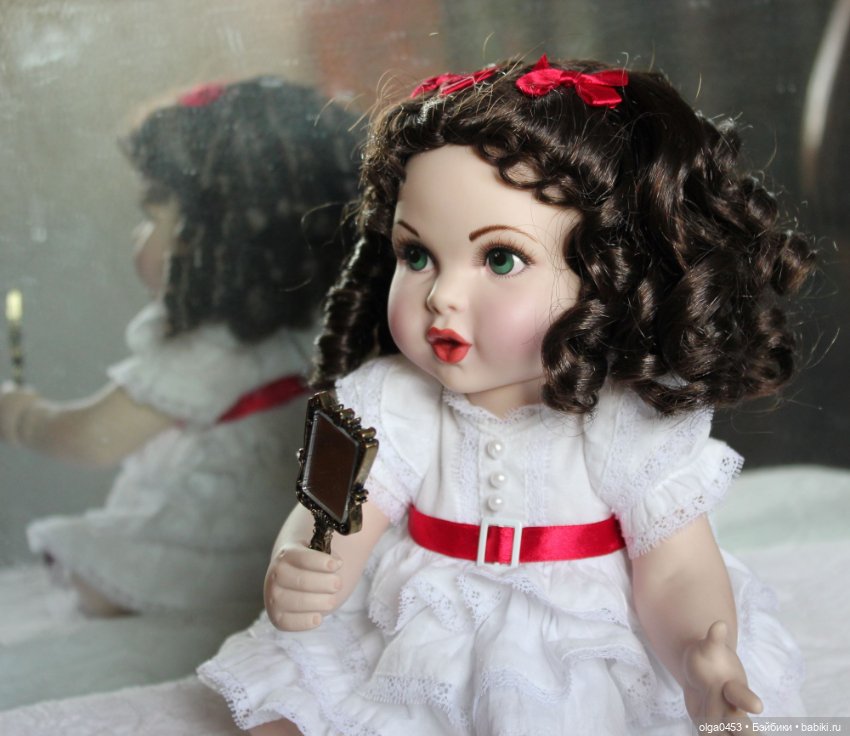 Фарфоровая малышка Scarlett O'Hara от Franklin Mint