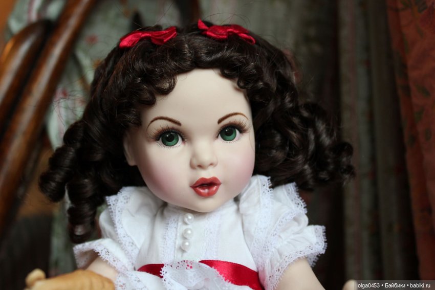 Фарфоровая малышка Scarlett O'Hara от Franklin Mint