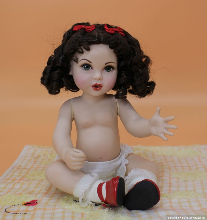 Фарфоровая малышка Scarlett O'Hara от Franklin Mint