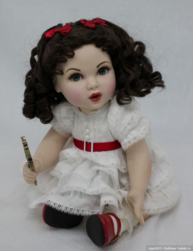 Фарфоровая малышка Scarlett O'Hara от Franklin Mint