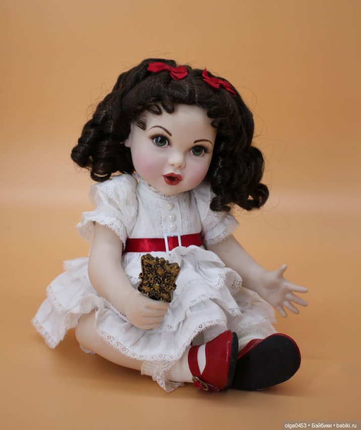 Фарфоровая малышка Scarlett O'Hara от Franklin Mint