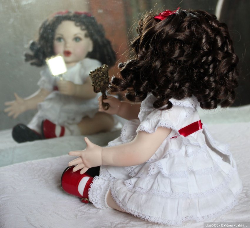 Фарфоровая малышка Scarlett O'Hara от Franklin Mint