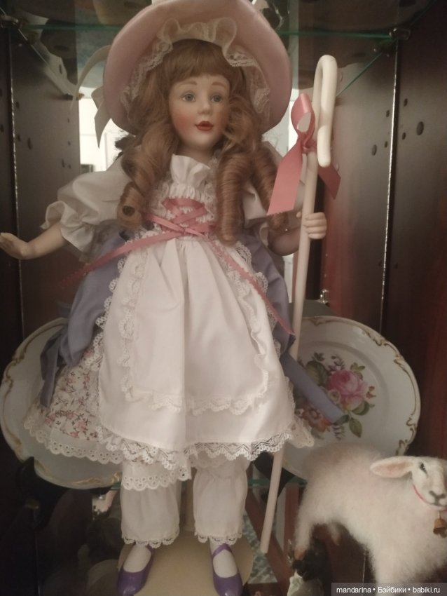 Mary had a little lamb — Фарфоровые куклы Franklin Mint (Франклин Минт): портретные (фото 3)