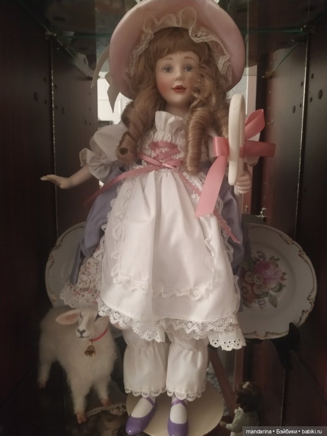 Mary had a little lamb — Фарфоровые куклы Franklin Mint (Франклин Минт): портретные (фото 5)