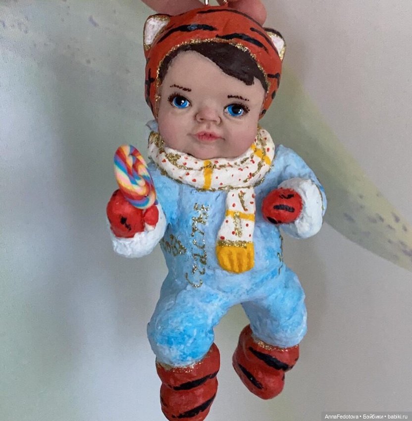 Мои елочные игрушки — Ватные игрушки на елку: ретро