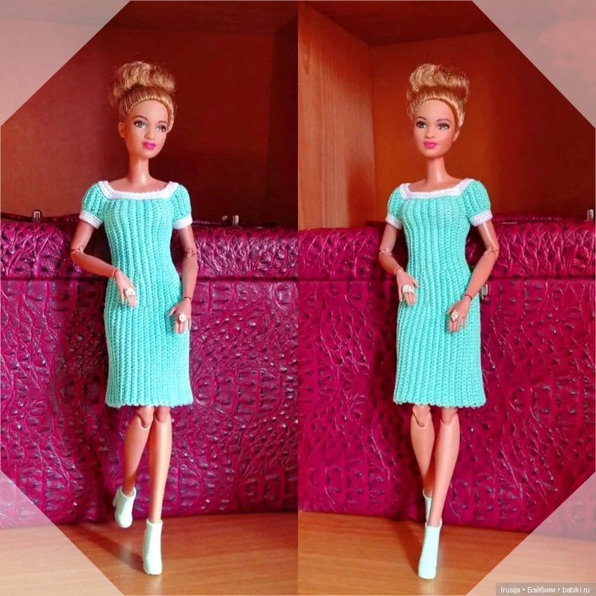 Мои повязушки за этот год. Одежда для кукол барби (фото 3)